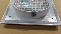 Grille en plastique ABS carrée à alvéoles avec un design moderne à face fixe pour la ventilation des systèmes de CVC