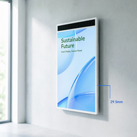Pantalla Digital para Menú de Cafetería, 31.5 Pulgadas, con Iluminación, para Decoración de Cafeterías