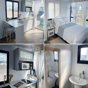 ห้องชิมโครงสร้างไม้เพิ่มความยาวได้โครงสร้างไม้20FT 40ft ไร่องุ่นสำหรับคลังสินค้ากลางแจ้งวิลล่าร้านค้าสำหรับห้องนอน - Product Image 2