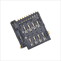 WECONN WL-SIM365-009 8PIN+1 H=3.65mm Connecteur de carte MICRO SIM Push-Push avec interrupteur de détection Certifié ISO9001/IATF 16949