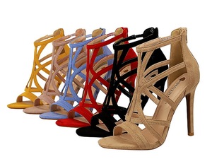 Sandalias de Tacón Alto y Fino Estilo Romano Europeo y Americano, con Diseño Calado, Sexys, para Club Nocturno, Tacones Altos de Verano - Product Image 6