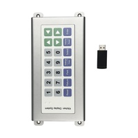 Controlador Inalámbrico de Pedidos para Cocina de 2.4GHz, 21 Teclas, Dispositivo KDS para Sistema de Automatización de Restaurantes, Alimentado por Batería