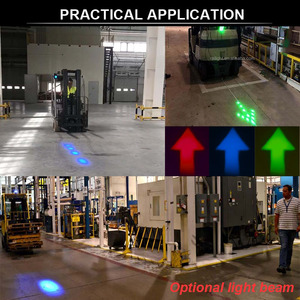 27W 10-110v <b>Lights</b> Blue or <b>Red</b> or Green <b>Led</b> Work Flashing Spot <b>Lights</b> XRL-1082D <b>Red</b> Zone <b>Light</b> XRL-1082D - Product Image 3