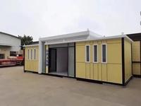 Maison Modulaire Conteneurisée 20ft 40ft Préfabriquée Moderne à Panneaux Sandwich Installation Rapide Bureau Hôtel École Hôpital Extérieur