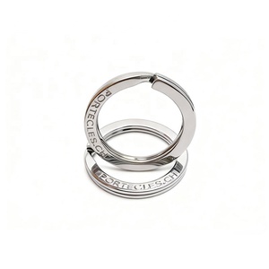 Llavero plano grueso con logotipo personalizado, tipo anillo en O, grabado con letras/nombres, <span class=keywords><strong>para</strong></span> manualidades y llaveros, venta al por mayor - Product Image 2