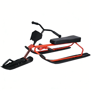 Traîneau électrique robuste personnalisable, traîneaux à neige électriques pour enfants, parc <span class=keywords><strong>de</strong></span> neige d'hiver en plein air, course à grande <span class=keywords><strong>vitesse</strong></span>, amusement - Product Image 1