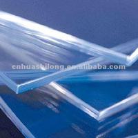 Plaque en polycarbonate durable anti-UV, panneau solide transparent pour usage extérieur avec surface brillante