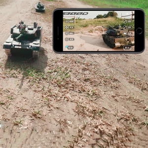 รถถังกลาง <span class=keywords><strong>sherman</strong></span> M4A3สหรัฐอเมริกา1:18 2.4G & APP ถังสูบบุหรี่ RC ด้วยกล้อง480P - Product Image 3