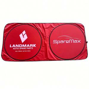 Custom Logo Universal Foldable Double Circle <b>Car</b> Windshield Sunshade - Product Image 4