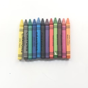 Wholesale Kid-Safe Crayon with Custom Logo Multi Color Wax Premium <b>Small</b> Crayon for School Children in Yellow Box - Product Image 6