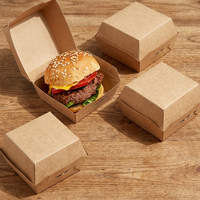Cajas de Papel para Comida para Llevar, Personalizadas con Marca, para Hot Dogs, Comida Rápida, Hamburguesas y Pollo Frito