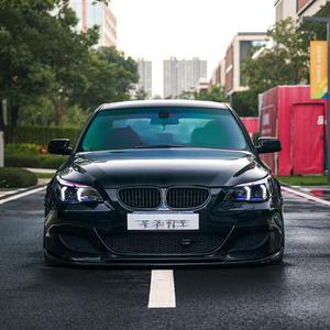 Conjunto de Faros Delanteros de 12V para Serie 5 E60 03-10, Estilo Fang Modificado, LED de Doble Color, Luz Diurna, Lente LED - Product Image 5