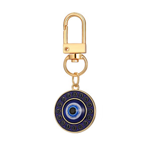 yeguang Ensemble de <span class=keywords><strong>12</strong></span> porte-clés en forme de cœur avec motif œil de démon, pendentif géométrique ajouré en alliage - Product Image 4