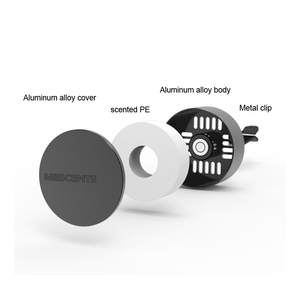 Mescente Chất Lượng Cao Vòng Kim Loại Nước Hoa Xe Hơi Khuếch Tán <span class=keywords><strong>Vent</strong></span> Clip Làm Mát Không Khí <span class=keywords><strong>Vent</strong></span> Clip Xe Khuếch Tán Cho Làm Mát Không Khí - Product Image 4