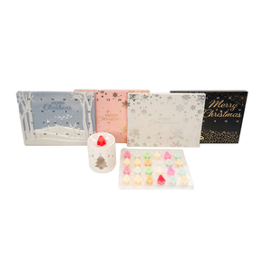 <span class=keywords><strong>Calendrier</strong></span> <span class=keywords><strong>de</strong></span> <span class=keywords><strong>l</strong></span>'<span class=keywords><strong>Avent</strong></span> <span class=keywords><strong>de</strong></span> Noë<span class=keywords><strong>l</strong></span> <span class=keywords><strong>de</strong></span> luxe 24 jours vide pour cire fondante, avec matériaux recyclés, finition mate et plateau en plastique gaufré - Product Image 6