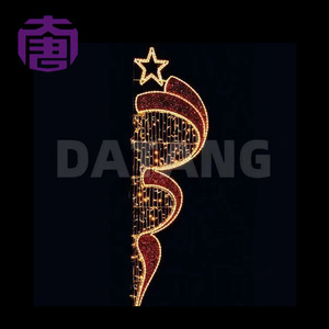 Custom Outdoor Christmas Lamp <b>Post</b> <b>Lighting</b> Motif for Roadside Plaza Garden Holiday Decoration Commercial Landscape Project - Product Image 5
