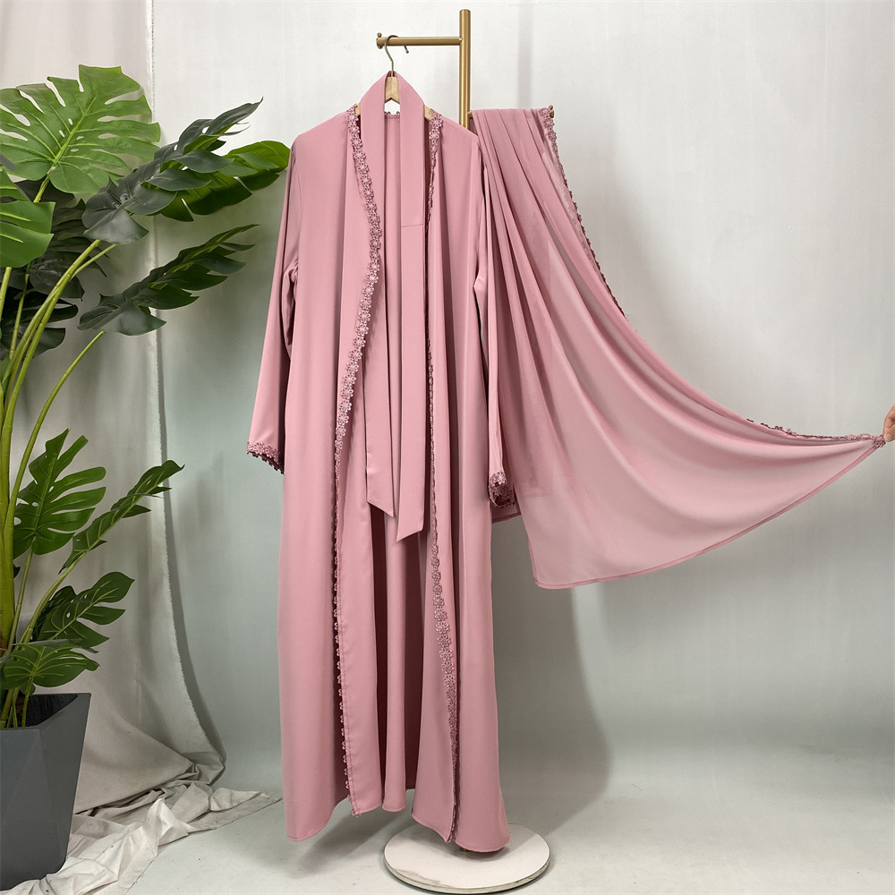Abaya rose + hijab