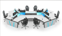 Console de contrôle du trafic ferroviaire |   Ergonomique, modulaire, gain de place