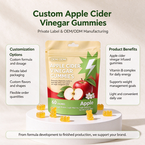 Gomitas <span class=keywords><strong>de</strong></span> <span class=keywords><strong>Vinagre</strong></span> <span class=keywords><strong>de</strong></span> Sidra <span class=keywords><strong>de</strong></span> <span class=keywords><strong>Manzana</strong></span> Orgánico Personalizadas con la <span class=keywords><strong>Madre</strong></span> y Complejo Vitamínico B, Suplemento Diario Detox, OEM - Product Image 3