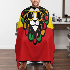Capes de barbier en gros avec option de matériau polyester de haute qualité, personnalisation de la marque, logo professionnel sur mesure - Product Image 2