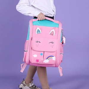 Jolis Sacs d'École Licorne à <span class=keywords><strong>Roulettes</strong></span> pour Enfants avec 6 Roues, <span class=keywords><strong>Cartable</strong></span> Primaire Amovible à Dessins Animés pour Filles et Garçons - Product Image 3