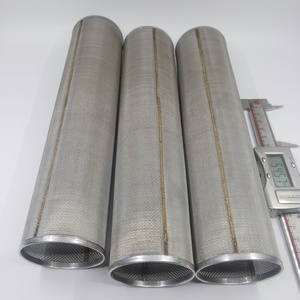 Filtre de buse cylindrique en acier inoxydable pour moulage par injection, élément de mélange, extrusion multicouche, insert compact personnalisé - Product Image 6