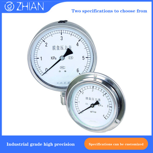 Manomètre à diaphragme haute précision à micro-pression négative en acier inoxydable YE-100BF YE-150BF personnalisé 2,5 KPa - Product Image 3