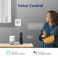 Termostato Inteligente WiFi para Caldera de Gas, Controlador de Temperatura de Calefacción Programable, Control Remoto por Aplicación Móvil, Bloqueo Infantil
