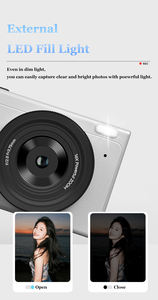 Caméra de vlogging BENJIE 2,4 pouces 4K pour débutants, transfert instantané OTG vers téléphone, double objectif, compacte, pour YouTube, image SD 64MP - Product Image 6