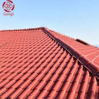 Lámina Impermeable de Plástico PVC para Techos, Teja Corrugada de Resina Sintética ASA con Aislamiento Térmico