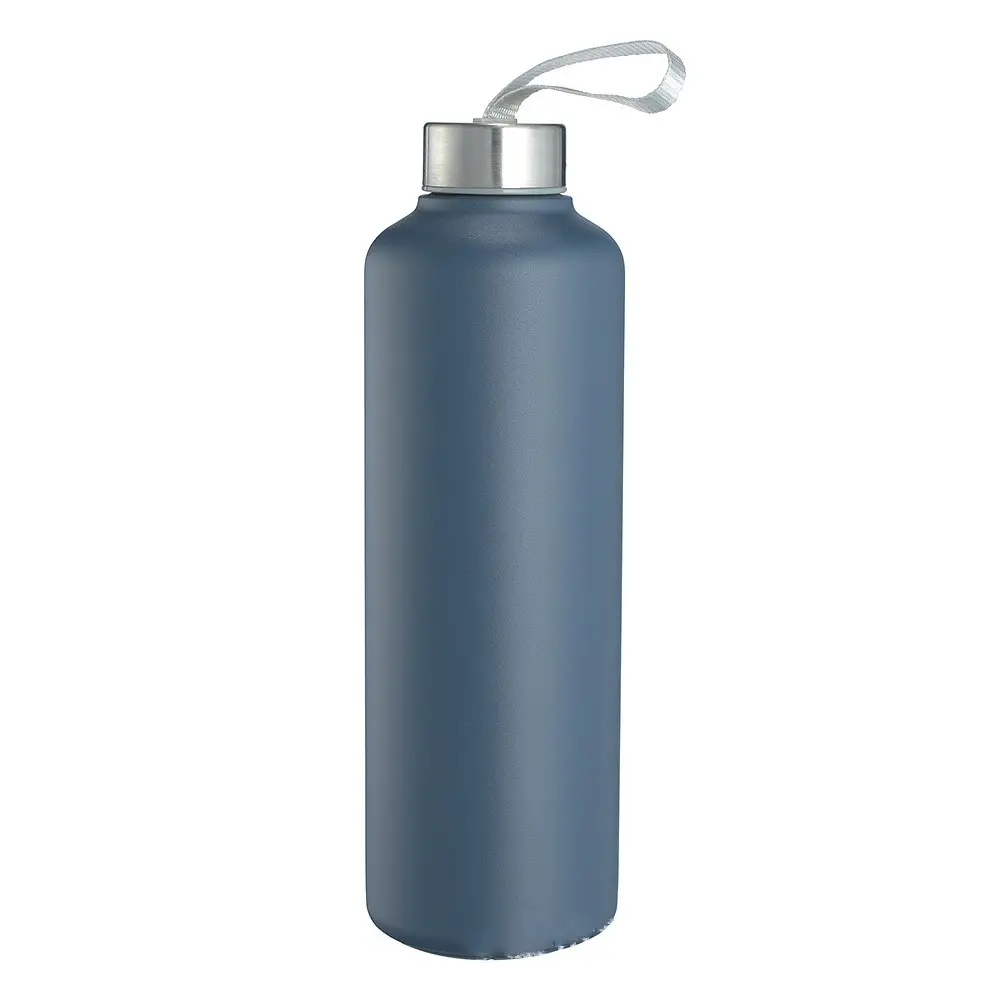 बीपा मुक्त एकल दीवार स्टेनलेस स्टील खेल पानी की बोतल ढक्कन के साथ लिटप्रूफ 600 मिलीलीटर 1000 मिलीलीटर कस्टम लोगो कस्टम रंग