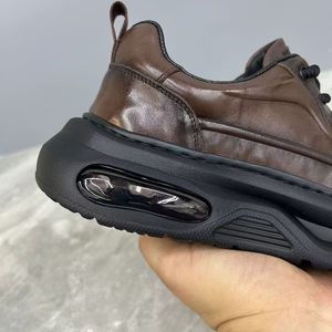 Zapatos Oxford de Punta Puntiaguda para Hombre, Estilo Británico, Formales de Negocios, de Cuero Genuino, Calzado Hecho a Mano con Bloques de Color - Product Image 4