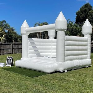 Casa Inflable Blanca con Piscina de Pelotas y Set de Juegos Suaves para Fiestas de Cumpleaños Infantiles, Alquiler de Decoración GT-J-0729-1, Área de Juegos Suave - Product Image 3