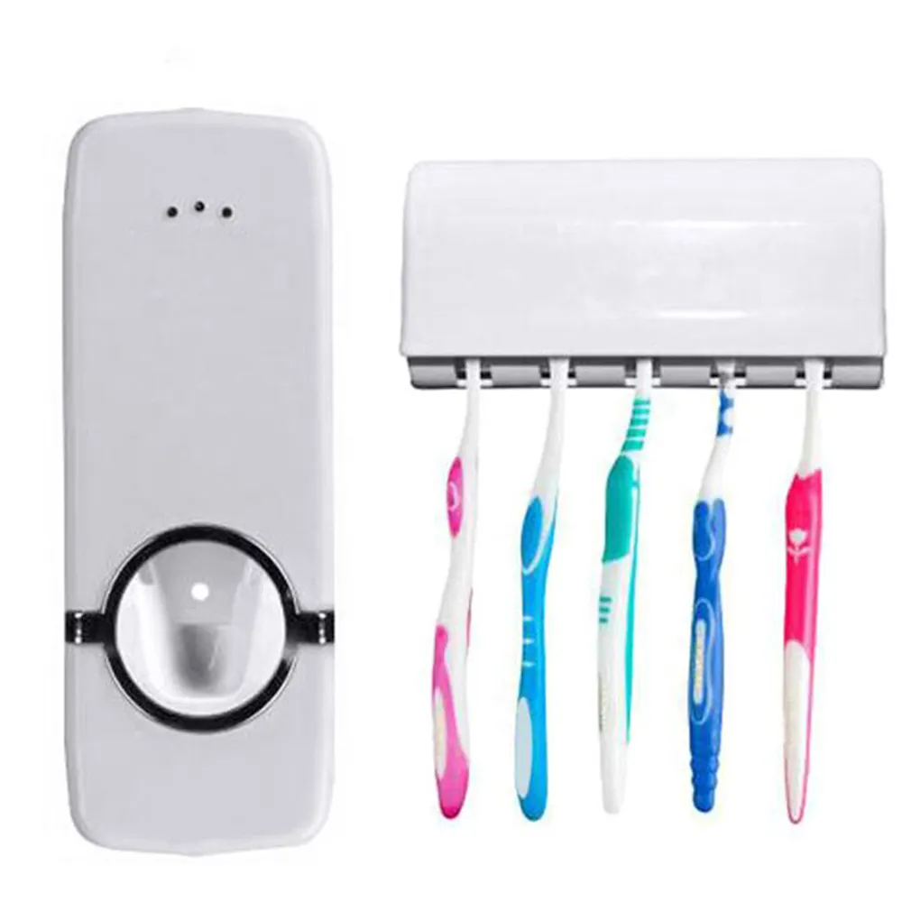 Capacidade Disponível Personalizado Dispensador de Creme Dental escova de Dentes Segure o Botão Set