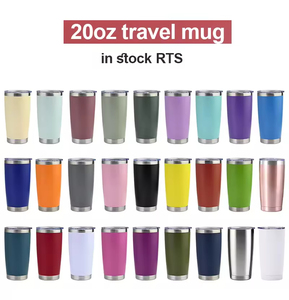 Custom logo Printing 20 30 oz Powder Coated Insulated Vacuum Thermal 30oz Tumbler Stainless Steel Travel Mugs <b>with</b> <b>Straws</b> - Product Image 3