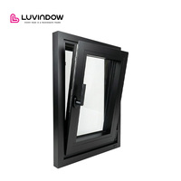 Ventanas Abatibles de Aluminio Duraderas y Eficientes Energéticamente, Ventanas de Aluminio Abatibles hacia Adentro para Desarrollos de Casas Adosadas