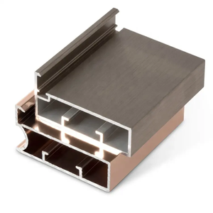 Profilés en aluminium 58 pour porte coulissante pliante, profilé en aluminium pour joint d'angle, portes pliantes, profilé en aluminium extérieur - Product Image 1