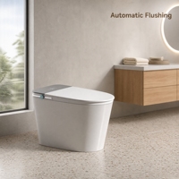 Couvercle de toilette intelligent avec bidet électrique, siège chauffant, lavage avant et arrière, séchage à l'air et télécommande
