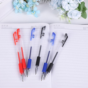 ปากกาเจล 0.5 มม. หมึกสีดำสีแดงสีน้ำเงินเปลือกพลาสติกอุปกรณ์การเขียนสำหรับสำนักงานโรงเรียน - Product Image 1