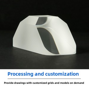 Độ chính xác cao quang học thạch anh lăng kính <span class=keywords><strong>BK7</strong></span> thủy tinh với ống kính mịn truyền ánh sáng tốt Kính hiển vi quang học góc hình nón lật lăng kính - Product Image 4