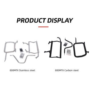 Support de sacoche de <span class=keywords><strong>moto</strong></span> en acier au carbone noir anti-corrosion MT800X - Product Image 4