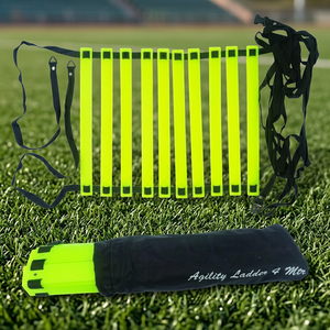 Fútbol velocidad agilidad entrenamiento obstáculos agilidad barra obstáculos PVC agilidad equipo de entrenamiento con características ajustables para la velocidad - Product Image 3
