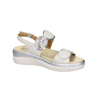 Cinzia Soft Sandales à plateforme pour femmes, couleur blanche, IO20687, chaussures d'été confortables - Product Image 5