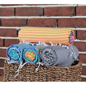 <span class=keywords><strong>Telo</strong></span> Mare Turco Grande 100% Cotone 100*180cm 200gsm ad Asciugatura Rapida e <span class=keywords><strong>Parasole</strong></span> - Product Image 3