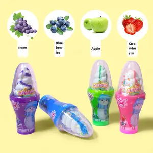 Vente en gros de bonbons durs en forme de popsicle Sucettes aromatisées aux fruits pour enfants Boîte à jouets à collation décontractée tendance-Emballé - Product Image 3