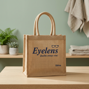 Bolsas de Compra de Yute Ecológicas de Calidad Superior, Bolsas de Transporte de Fibra Natural Premium con Asas Cómodas para Compras - Product Image 1