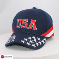 Sedex 4-Pillar USA Flag Stars Stripes Cap 250 Year Anniversary Patriotic Cap