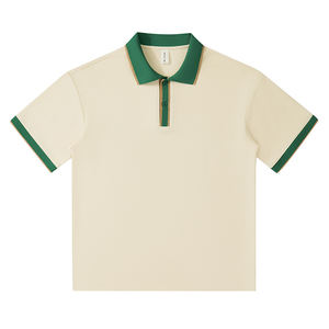 Polo Personalizado con Bordado de Diseño Libre, Transpirable, de Secado Rápido, Antiarrugas, Color Negro Sólido, Camiseta de Golf - Product Image 4