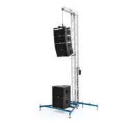 Kindawow personalizado de aluminio line array altavoz truss torre de elevación soporte truss Sistema de Visualización
