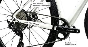 Bicicleta de Carretera PRO 700C, Horquilla de Fibra de Carbono, Eje Pasante, Cuadro de Aluminio, 10 Velocidades, Frenos de Disco Hidráulicos, Híbrida PRO Pre - Product Image 3